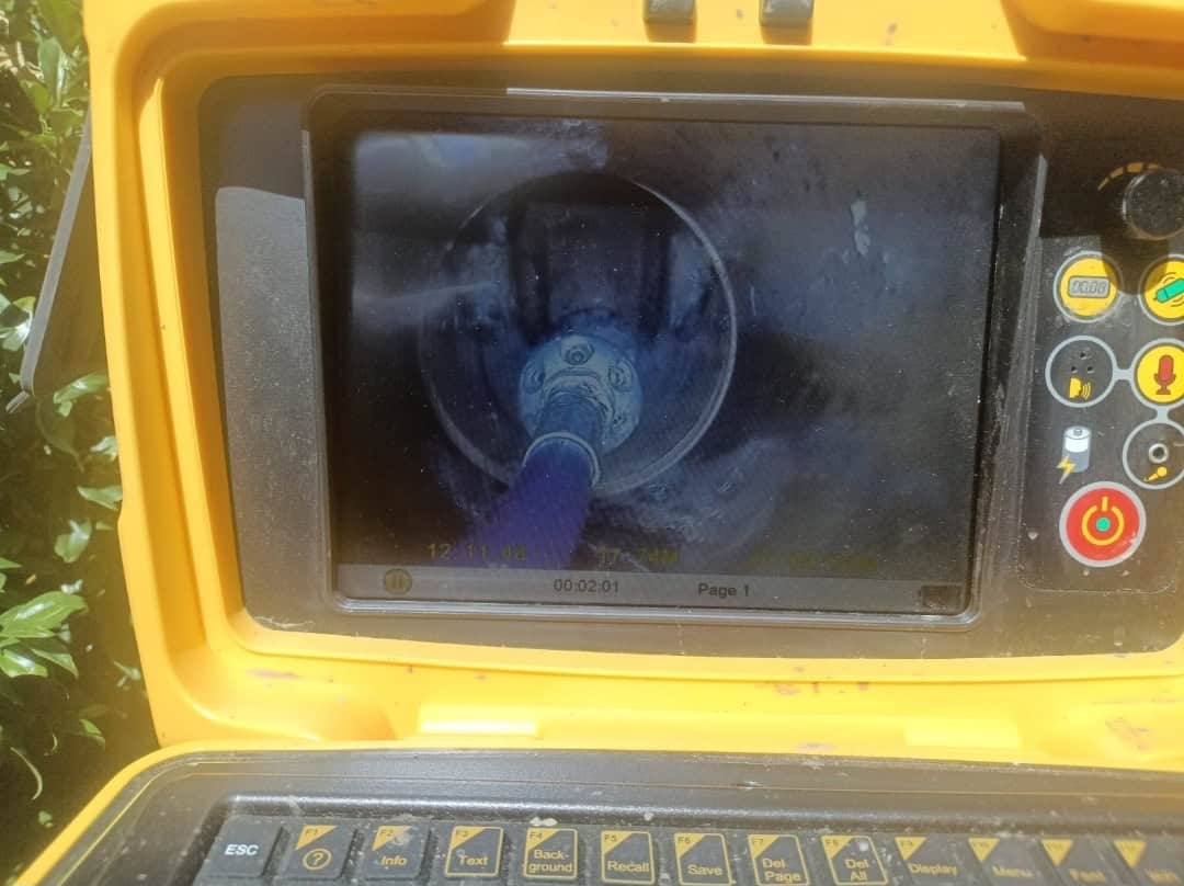 CCTV drain survey before driveway or patio work.